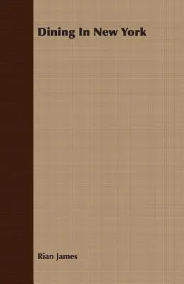 Cenar en Nueva York - Dining In New York