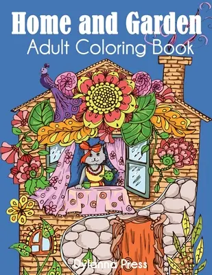 Libro para colorear de los Estados Unidos - Home and Garden Adult Coloring Book