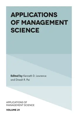 Aplicaciones de la ciencia de la gestión - Applications of Management Science