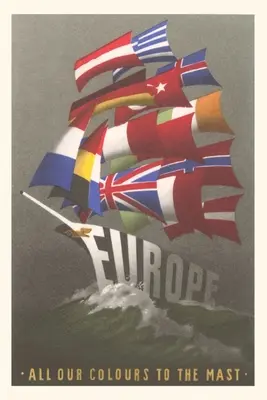 Vintage Journal Cartel de la Unión Europea - Vintage Journal European Union Poster