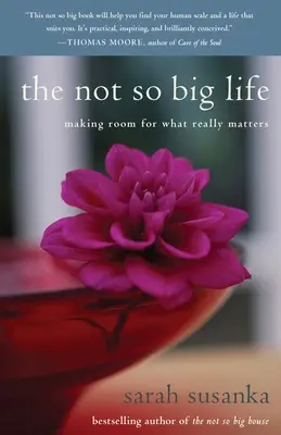 La vida no tan grande: Haciendo sitio para lo que de verdad importa - The Not So Big Life: Making Room for What Really Matters