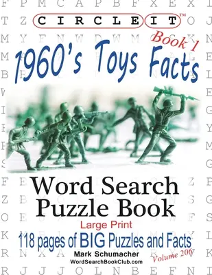 Enciérralo, 1960s Toys Facts, Libro 1, Sopa de letras, Puzzle Book - Circle It, 1960s Toys Facts, Book 1, Word Search, Puzzle Book