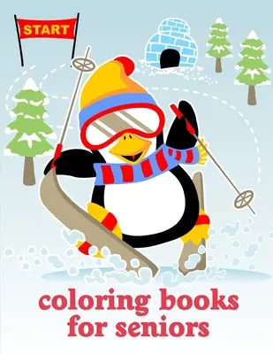 Libros Para Colorear Para Mayores: Libro de Navidad, Fácil y Divertido Imágenes de Animales - Coloring Books For Seniors: Christmas Book, Easy and Funny Animal Images