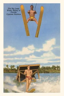 Diario Vintage Esquiadores acuáticos, Cypress Gardens, Florida - Vintage Journal Water Skiers, Cypress Gardens, Florida