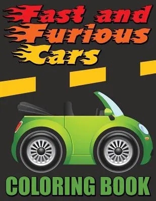 Libro para colorear de Fast and Furious Cars - Fast and Furious Cars Coloring Book