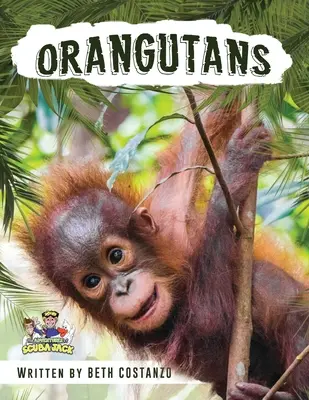 Cuaderno de actividades sobre orangutanes para niños de 4 a 8 años - Orangutan Activity Workbook for Kids age 4-8!