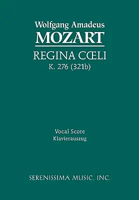 Regina Coeli, K.276 / 321b: Partitura vocal - Regina Coeli, K.276 / 321b: Vocal score