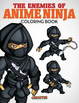Los enemigos del anime Ninja Libro para colorear - The Enemies of Anime Ninja Coloring Book