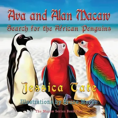 Ava y el guacamayo Alan buscan pingüinos africanos - Ava and Alan Macaw Search for African Penguins