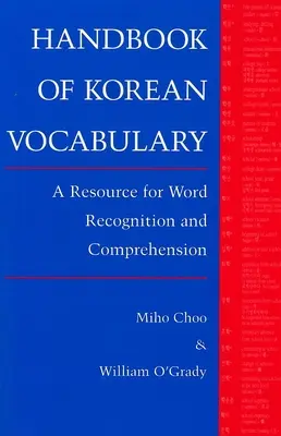 Choo Manual de vocabulario coreano - Choo: Handbk of Korean Voc Paper