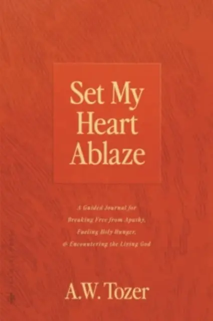 Enciende mi corazón: Un diario guiado para liberarse de la apatía, alimentar el hambre santa y encontrarse con el Dios vivo: Con Re - Set My Heart Ablaze: A Guided Journal for Breaking Free from Apathy, Fueling Holy Hunger, and Encountering the Living God: With Selected Re