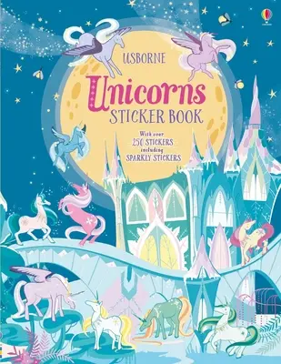 Unicornios Libro de pegatinas - Unicorns Sticker Book