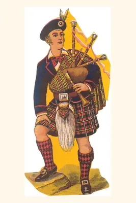 Diario Vintage Escocés con falda escocesa - Vintage Journal Scotsman in Kilt