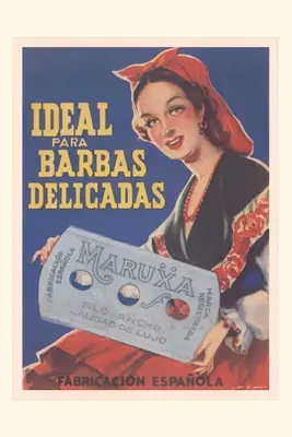 Diario Vintage Spanish Razor Blade Ad - Vintage Journal Spanish Razor Blade Ad