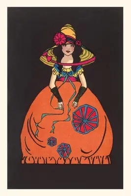 Diario Vintage Niña con traje y sombrero - Vintage Journal Little Girl in Costume and Hat