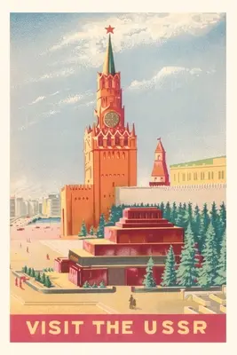 Diario Vintage Visit the USSR Travel Poster - Vintage Journal Visit the USSR Travel Poster