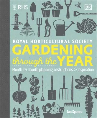 RHS Gardening Through the Year - Instrucciones de planificación e inspiración mes a mes - RHS Gardening Through the Year - Month-by-month Planning Instructions and Inspiration
