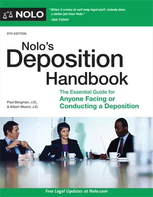 Nolo's Deposition Handbook: La guía esencial para cualquiera que se enfrente o lleve a cabo una declaración. - Nolo's Deposition Handbook: The Essential Guide for Anyone Facing or Conducting a Deposition