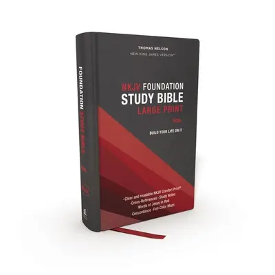 Nkjv, Biblia de Estudio Fundamental, Letra Grande, Tapa Dura, Letra Roja, Indexada, Confort de Impresión: Santa Biblia, Nueva Versión Reina Valera - Nkjv, Foundation Study Bible, Large Print, Hardcover, Red Letter, Thumb Indexed, Comfort Print: Holy Bible, New King James Version