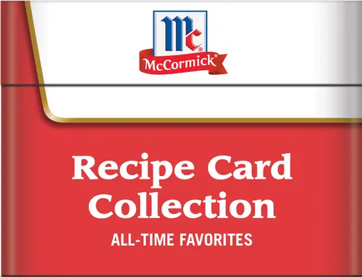 McCormick All-Time Favorites - Lata de colección de tarjetas de recetas - McCormick All-Time Favorites - Recipe Card Collection Tin