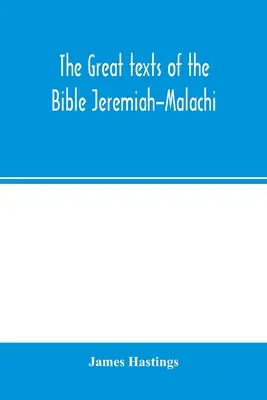 Los grandes textos de la Biblia Jeremías-Malaquías - The great texts of the Bible Jeremiah-Malachi