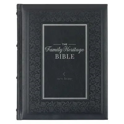 NLT Family Heritage Bible, Biblia devocional familiar para estudio, Nueva Traducción Viviente Santa Biblia Tapa dura de piel sintética, Interac. adicional - NLT Family Heritage Bible, Large Print Family Devotional Bible for Study, New Living Translation Holy Bible Faux Leather Hardcover, Additional Interac