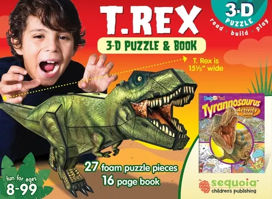 T. Rex: Libro y Puzzle 3D [Con Puzzle]. - T. Rex: 3D Puzzle and Book [With Puzzle]