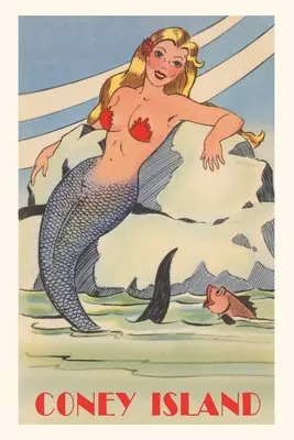 Diario Vintage Coney Island Mermaid - Vintage Journal Coney Island Mermaid