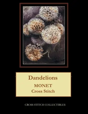 Dientes de león: Patrón de punto de cruz de Monet - Dandelions: Monet cross stitch pattern