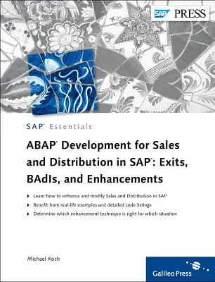 Desarrollo ABAP para Ventas y Distribución en SAP - Salidas, BAdIs y Mejoras - ABAP Development for Sales and Distribution in SAP - Exits, BAdIs, and Enhancements