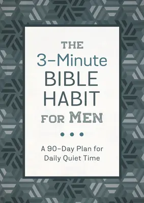 El hábito bíblico de 3 minutos para hombres: Un plan de 90 días para el estudio diario de las Escrituras (Sanford (Fallecido) David) - The 3-Minute Bible Habit for Men: A 90-Day Plan for Daily Scripture Study (Sanford (Deceased) David)