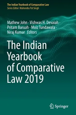 Anuario indio de derecho comparado 2019 - The Indian Yearbook of Comparative Law 2019