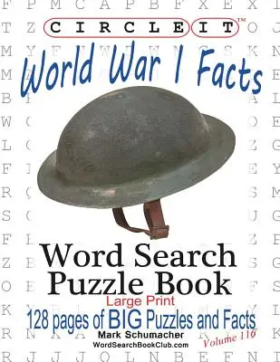 Encierra en un círculo, Siete palabras sucias, Sopa de letras, Libro de rompecabezas - Circle It, World War I Facts, Large Print, Word Search, Puzzle Book