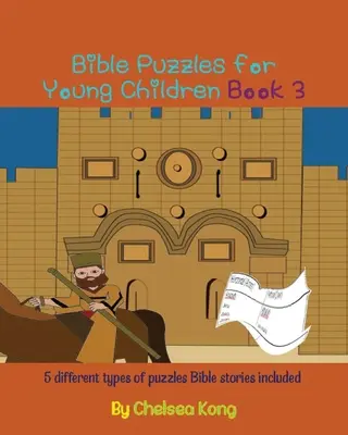 Rompecabezas bíblicos para niños Libro 3 - Bible Puzzles for Young Children Book3