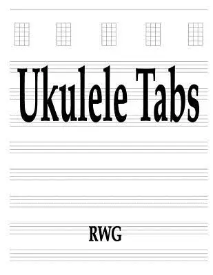 Ukulele Tabs: 50 Páginas 8.5 X 11