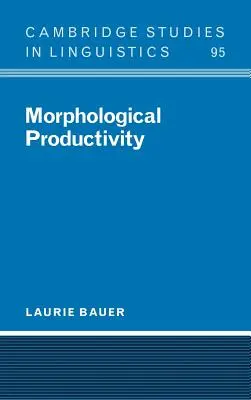 Productividad morfológica - Morphological Productivity