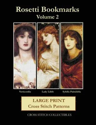 Marcapáginas Rosetti Volumen 2: Patrones de punto de cruz en letra grande - Rosetti Bookmarks Volume 2: Large Print Cross Stitch Patterns