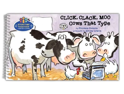 Clic, Clac, Muu: Vacas que escriben a máquina (Edición Cuentos Juntos) - Click, Clack, Moo: Cows That Type (Storytime Together Edition)