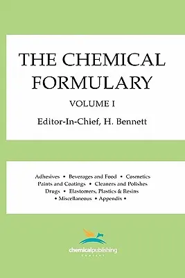 El formulario químico, volumen 1 - The Chemical Formulary, Volume 1