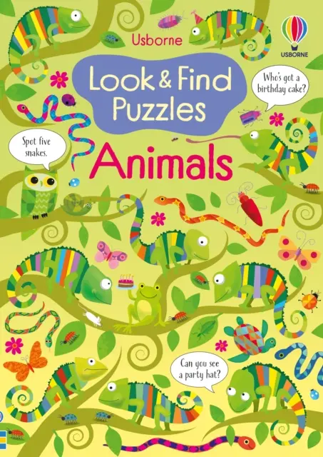 Busca y Encuentra Puzzles Animales - Look and Find Puzzles Animals