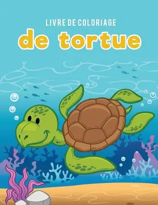 Livre de coloriage de tortue