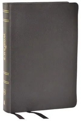 Kjv, la Biblia de Estudio para la Mujer, Piel Genuina Negra, Letra Roja, Edición a Todo Color, Impresión Confort (Pulgar Indexado): Recibiendo la Verdad de Dios para el Equilibrio, - Kjv, the Woman's Study Bible, Black Genuine Leather, Red Letter, Full-Color Edition, Comfort Print (Thumb Indexed): Receiving God's Truth for Balance,