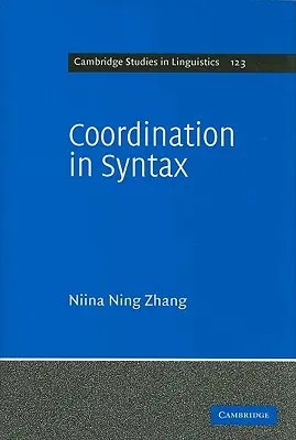 Coordinación sintáctica - Coordination in Syntax