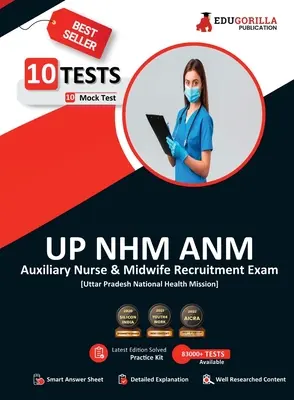 UP NHM ANM Libro 2023: Auxiliar de Enfermería y Matrona (Inglés Edition) - 10 simulacros de examen completo (1000 preguntas resueltas) con acceso gratuito a - UP NHM ANM Book 2023: Auxiliary Nurse and Midwife (English Edition) - 10 Full Length Mock Tests (1000 Solved Questions) with Free Access to