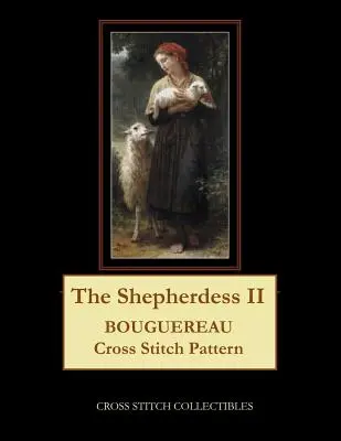 La Pastora II: Patrón de punto de cruz de Bouguereau - The Shepherdess II: Bouguereau Cross Stitch Pattern