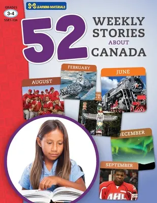 52 cuentos semanales de no ficción sobre Canadá Grados 3-4 - 52 Weekly Nonfiction Stories About Canada Grades 3-4