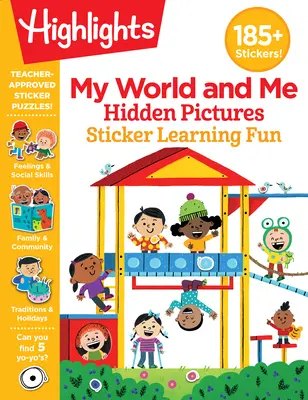 Mi mundo y yo: imágenes ocultas, pegatinas para aprender y divertirse - My World and Me Hidden Pictures Sticker Learning Fun