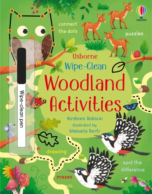 Actividades de limpieza en el bosque - Wipe-Clean Woodland Activities