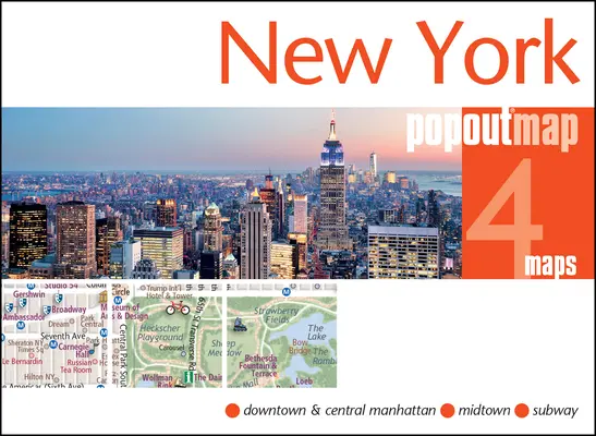 Mapa desplegable de Nueva York - New York Popout Map