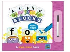 Alphablocks Word Magic: Un libro que se limpia con un paño - Alphablocks Word Magic: A Wipe-Clean Book